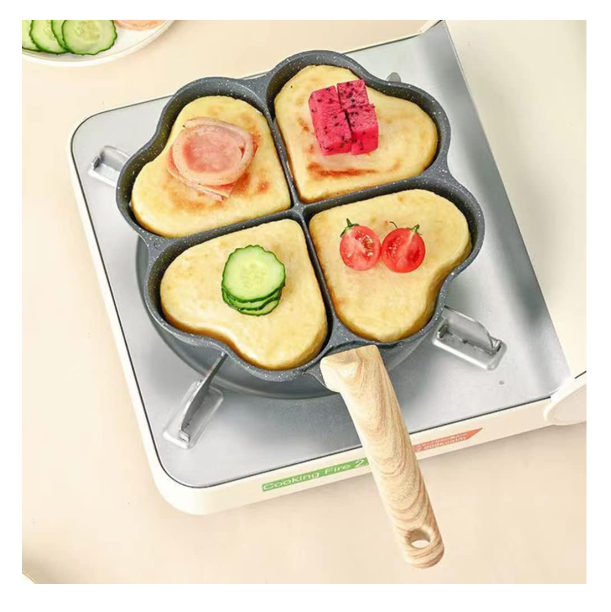 Miniatura 4 de Sarten X4 puestos Forma Corazon